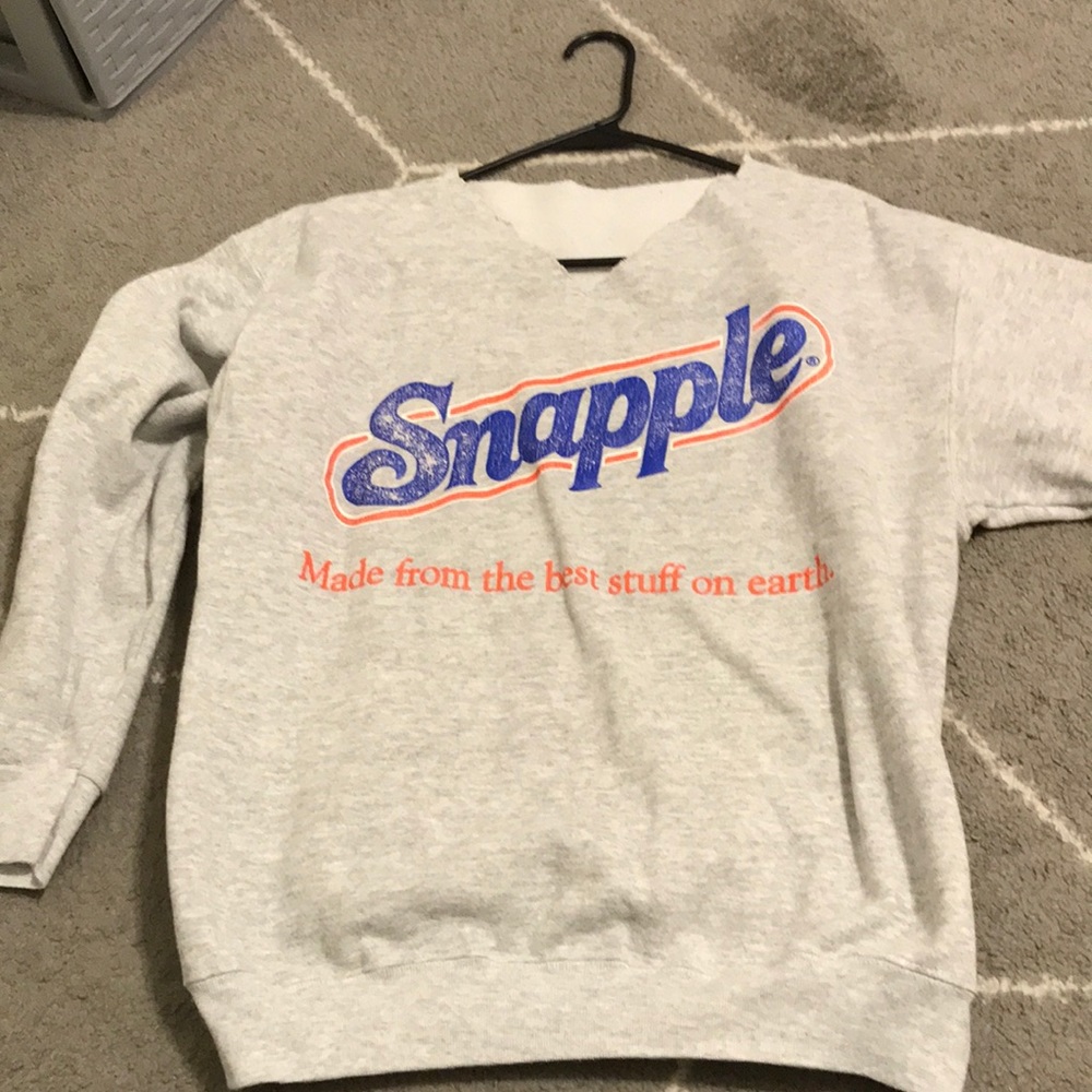 Vintage Snapple crewneck sweatshirt 90s